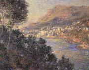 Claude Monet Monte Carlo seen from Roquebrune France oil painting reproduction